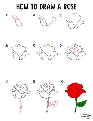 how to draw a rose sketch and the importance of perspective in art