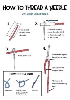 how to knot an embroidery needle: why is the choice of thread important?